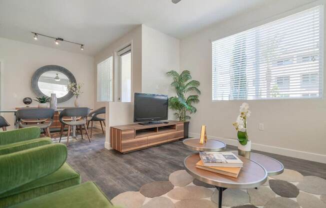 Living area at Montecito Apartments at Carlsbad, Carlsbad, CA, 92010