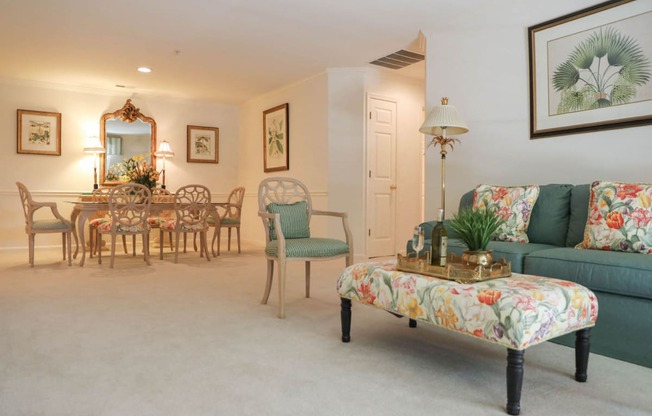 Living Room With Kitchen at The Residences at Brookside Commons, Owings Mills, MD