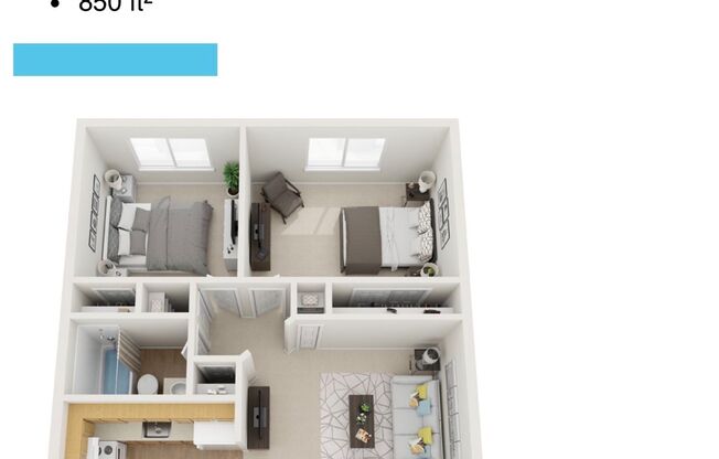 1 bed, 1 bath, $1,295, Unit 3250-17