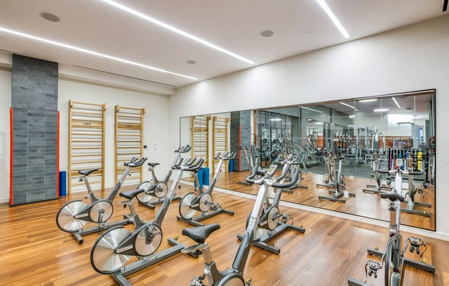 Fitness Center with Spin Room at The Ashley Apartments, 400 W. 63rd Street, 10069