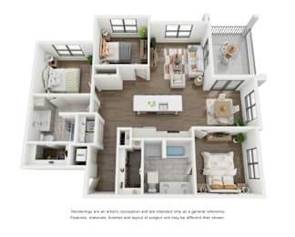 3 beds, 2 baths, 1,391 sqft, $2,197