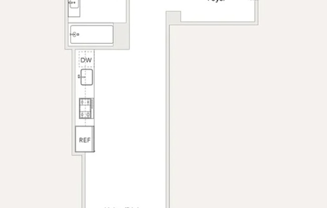1 bed, 1 bath, $4,354, Unit 16M