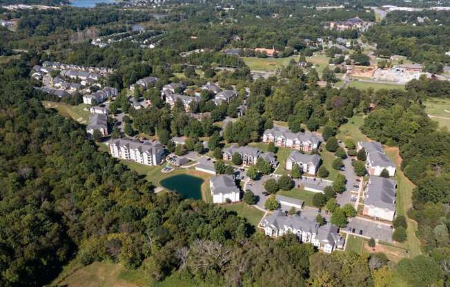 Aerial View at Abberly Green Apartment Homes, Mooresville