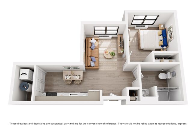 1 bed, 1 bath, 523 sqft, $2,195, Unit 346A
