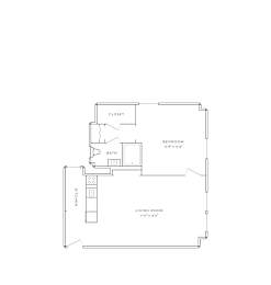 1 bed, 1 bath, 289 sqft, $1,692
