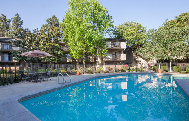 Picturesque Pool And Cabana Setting at Carrington Apartments, Fremont, CA