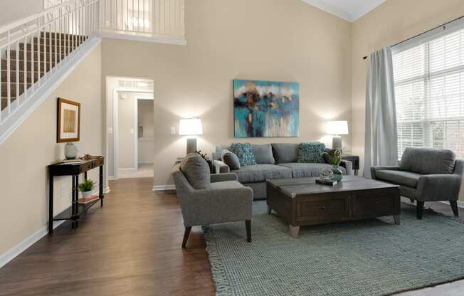 living room lower at Mainstreet Village, Michigan