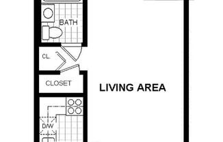 Studio, 1 bath, 460 sqft, $3,750