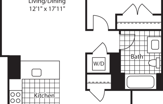 1 bed, 1 bath, 872 sqft, $3,884, Unit 531