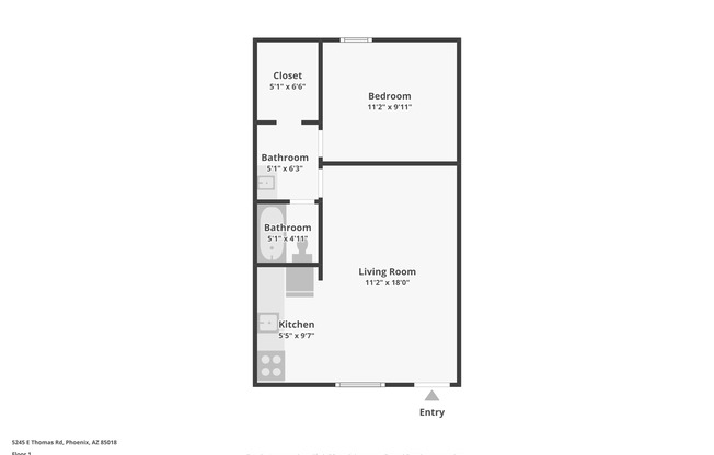 1 bed, 1 bath, 493 sqft, $1,499, Unit D24