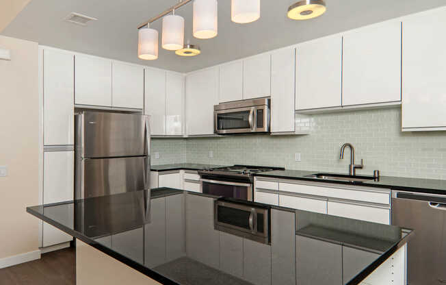 Kitchen with Stainless Steel Appliances