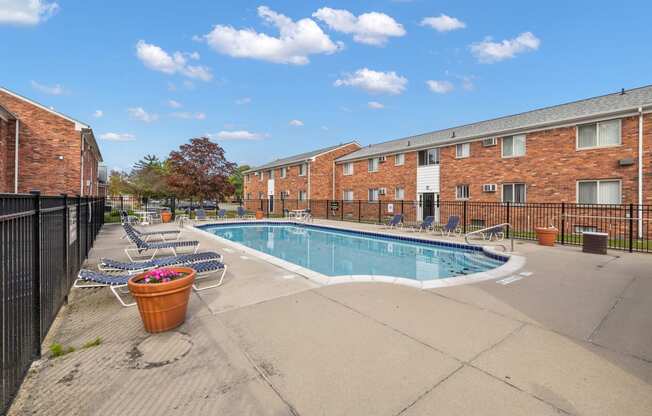 our apartments at the district feature a swimming pool