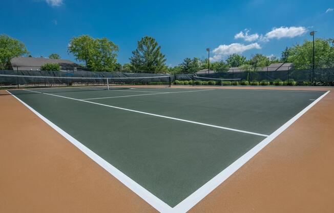 The Tennis Court at South Wind Apartment Homes in Franklin, TN