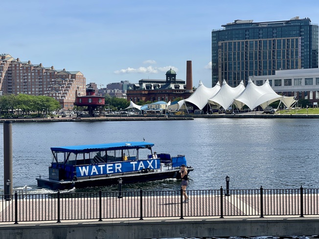 Baltimore Water Taxi near Federal Hill