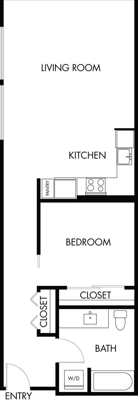 1 bed, 1 bath, 817 sqft, $2,475, Unit 419