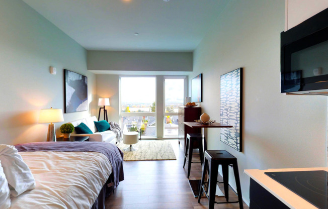 Studio, 1 bath, 374 sqft, $1,355, Unit 216