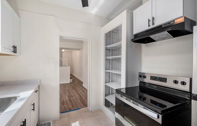 3 bed 1 bath - newly updated, central air, laundry.