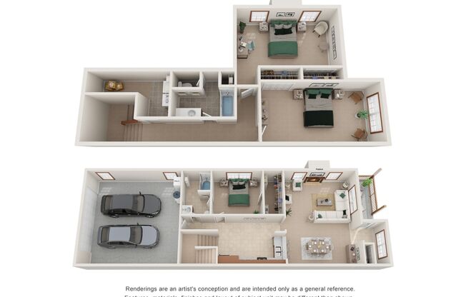 3 beds, 2 baths, 1,850 sqft, $2,275