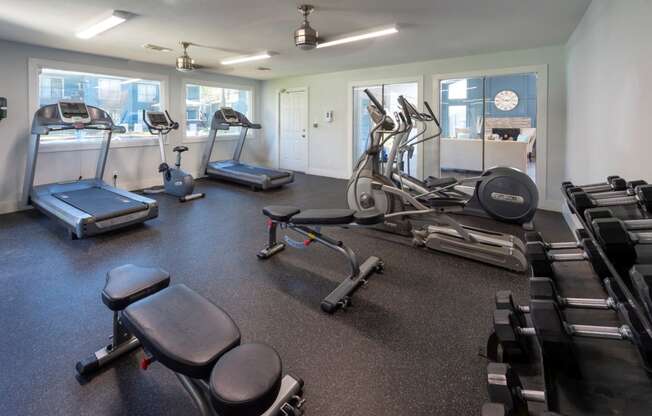 fitness center in our houston tx apartments