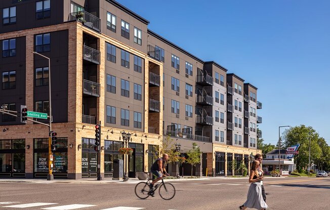 Apt Buildilng Exterior at Harper Apartments in St Paul, MN