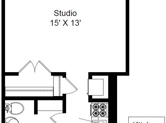 Studio, 1 bath, 320 sqft, $1,545, Unit 273-0905