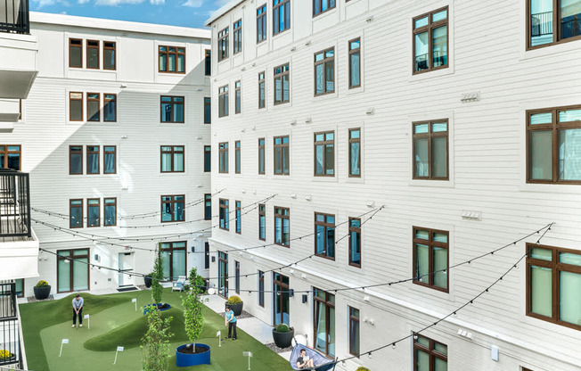 courtyard from above