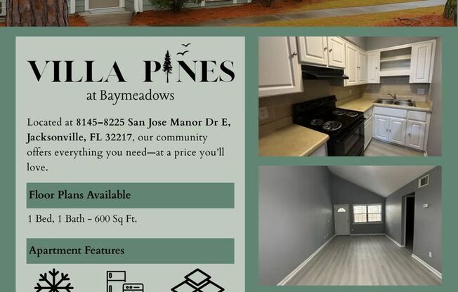 1 bed, 1 bath, 600 sqft, $899, Unit 8215-5