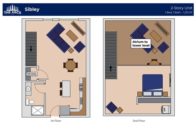 1 bed, 1.5 baths, 1,213 sqft, $1,550, Unit 307