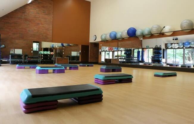 Yoga Studio at The Bluffs at Mountain Park, Oregon