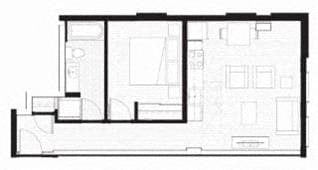 1 bed, 1 bath, 652 sqft, $2,400