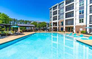 our apartments offer a swimming pool in front of our building