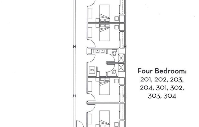 1 bed, 1 bath, $725, Unit Apt. 203 A - Female Co-Living SHARED APT