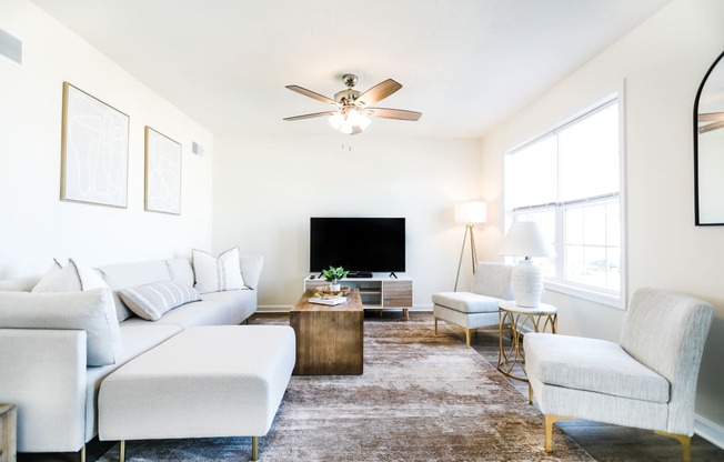 Large living room at Hudson Ridge, Red Lion, PA