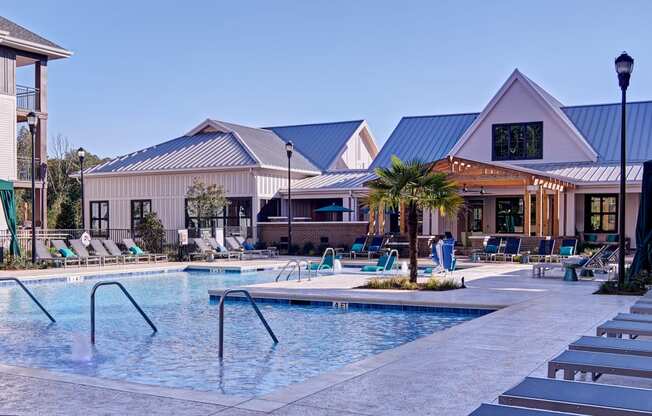 Pool at Beckett Farms Apartments, PRG Real Estate Management, Fort Mill, 29715