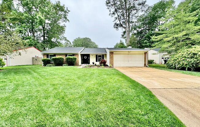 READY 05-15-25!! Ranch Home w/2-Car Garage! Fenced Yard - All Appliances Convey - Small Pets Considered!