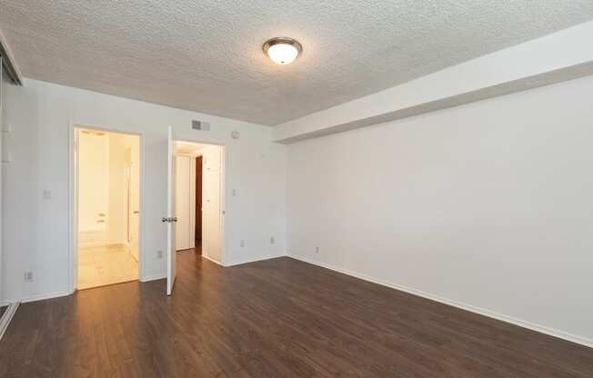 Bedroom with Hardwood Floors