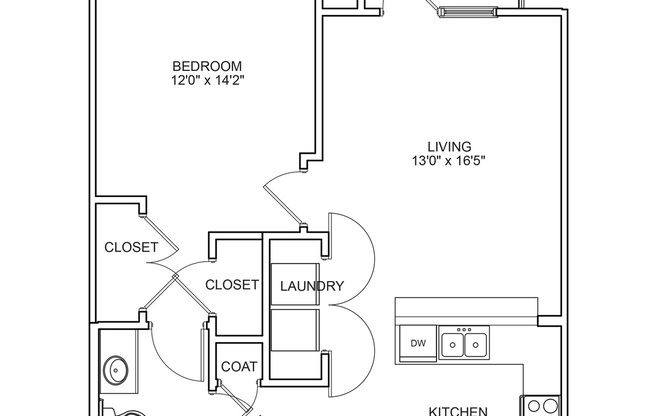 1 bed, 1 bath, 829 sqft, $1,533