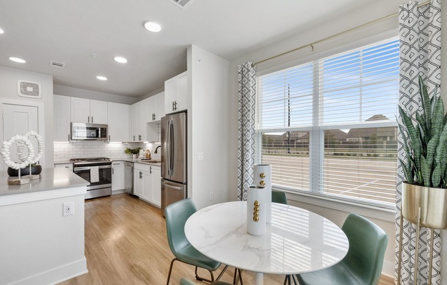 Dining Room and Kitchen with Island