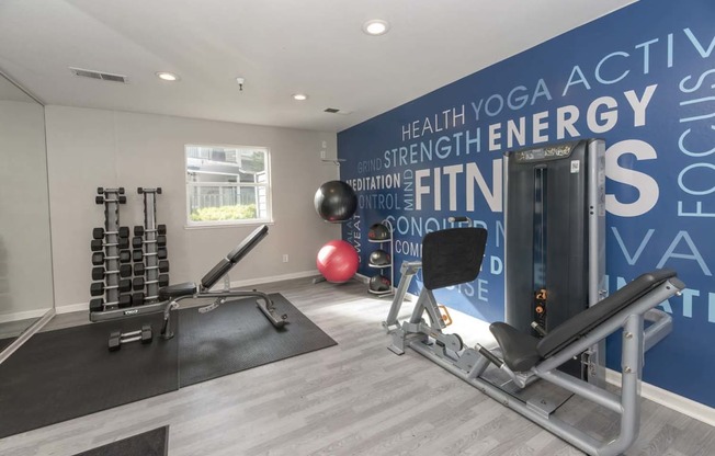 Fitness Center With Modern Equipment at Atwood Apartments, California, 95610