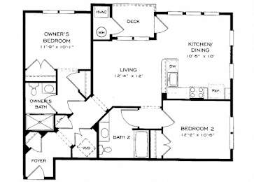 2 beds, 2 baths, 1,030 sqft, $2,450