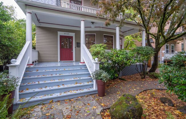 Beautiful 1902 Craftsman stunner with off street parking available now.