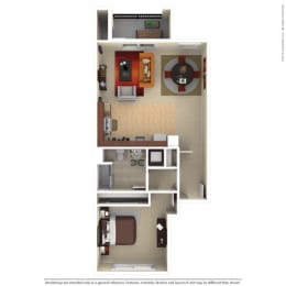1 bed, 1 bath, 749 sqft, $3,232