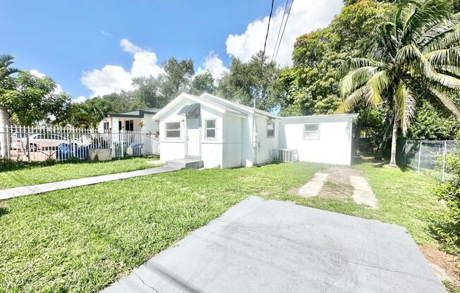 Renovated 3 bed/2 baths house, gated, centrally located in Miami!