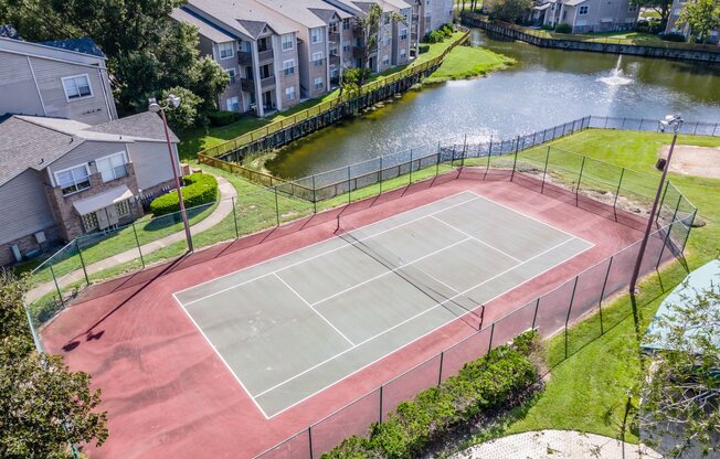 Tennis Court at Barber Park Apartments in Orlando, FL