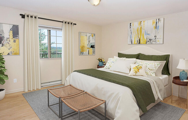 Gorgeous Bedroom at King West One, Billings, Montana