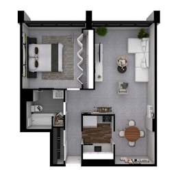 1 bed, 1 bath, 682 sqft, $1,525