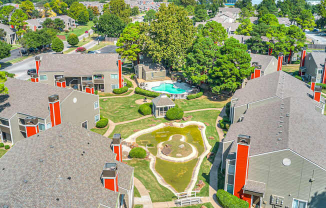 Aerial View of the Lakes