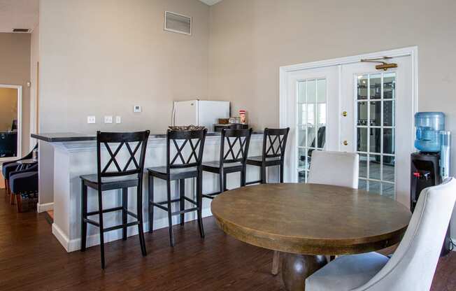 Clubhouse Kitchen at Park Place Apartments in Las Cruces New Mexico