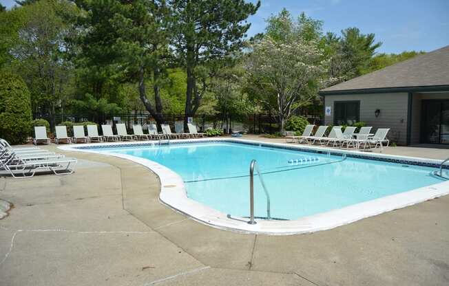 Swimming Pool at Stone Run and Patio Area