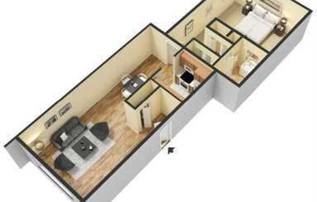 1 bed, 1 bath, 750 sqft, $950, Unit 16D